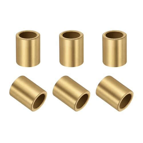Rodamientos de manguito sinterizado de 16x22x28 mm con bujes de bronce autolubricantes de 6 piezas