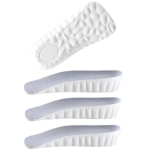 Image of Orthopedic High Pads 2.0, Insoles Height Increase, 4D Cloud Technology Insole, Height Increase Insoles for Men /Women, Memory Foam Arch Support Insoles (Gray, 2.5CM)