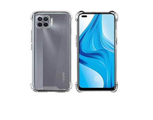 Image of Rubber Back Cover Compatible Model for Oppo CPH2095 /Oppo F17 - Transparent