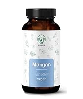 Mangan 10 mg - 365 Tabletten für 1 Jahr - hochdosiert & ohne unerwünschte Zusätze - Vegan - aus Deutschland