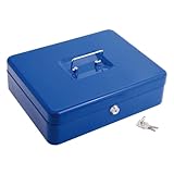 PRENDELUZ Caja caudales - Pintura Resistente, Incluye Bandeja Interior para organización eficiente y Seguridad en el Almacenamiento.