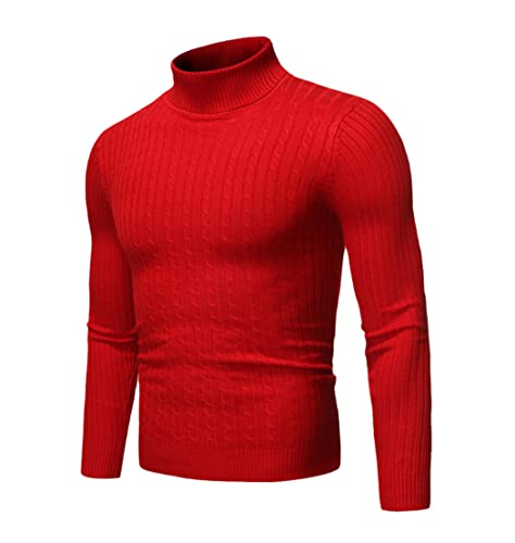 Pull d'hiver pour homme col roulé idéal pour les journées froides