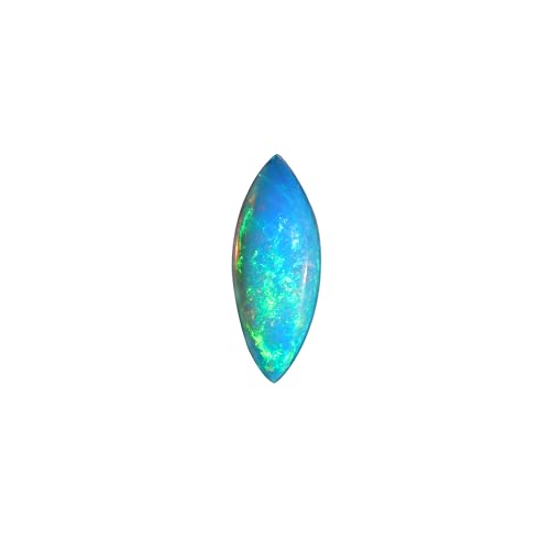 Opale de feu naturelle éthiopienne cabochon marquise 1.25ct EPW-700