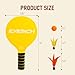 EVERICH TOY Paddle Ball Set – Indoor & Outdoor Racket Game for Kids, Teens, and Adults, Badminton & Camping Games Essentials, Fun for Beach, Yard, and Lawn Play All Year Round