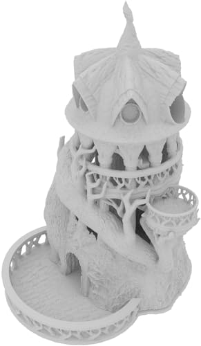 Tour de dés Druide Fates End accessoire jeu de rôle gris