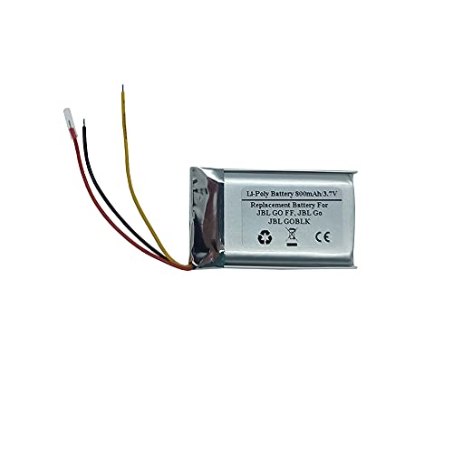 STARTONG 3.7V 800mAh Replacement Battery for JBL GO FF, JBL Go, JBLGOBLK, GSP072035, (SNO-802540PWN)