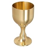 TOYANDONA Copa de Cobre Vintage para Vino y Licor Copa Retro de Metal Ligera de 73g para Cena y Decoración Adecuado para Fiestas y Eventos