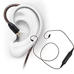 Garsent Headphones Bluetooth Adapter Cable, Earbud Replacement Cable with Mic compatible with KZ ZST/ZSR/ ED12/ ES3/ ES4/ ZS10/ AS06 Stereo Earphone Wire