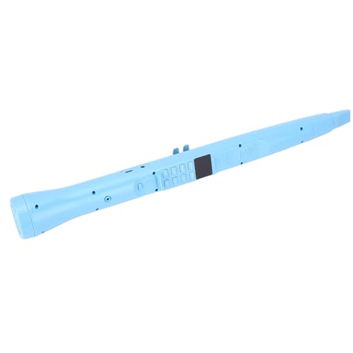 Instrumento de Viento Eléctrico Saxofón Digital con Pantalla LCD HD de 4 Octavas con 99 Tonos para Práctica y Interpretación