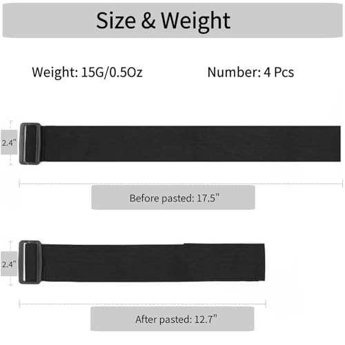 Image of Leg Exerciser Traction Straps, Under Desk Elliptical Pedal Band for Seniors, Secure & Stability for Electric Ellipse Equipment