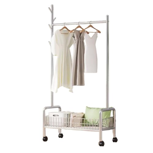 [JIMSHUINIO] �n���K�[���b�N �ߗގ��[ �m�����b�N ��� ���@�\���[ ��e�� ���[���b�N �t�b�N�t�� �I�t�� �p�C�v�n���K�[ �R�[�g�|�� �L���X�^�[�t�� ���ω׏d �g���ȒP (�V���o�[ ��60cm 1�i)