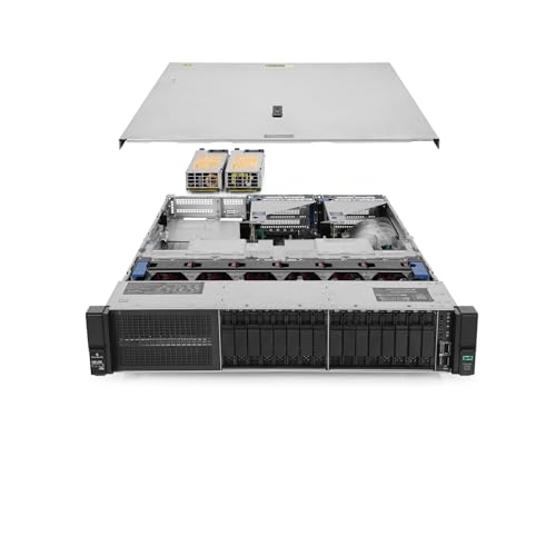 HP ProLiant DL380 G10 Server 2.10Ghz 48-Core 256GB RAM 2X 400GB SAS SSD 14x 2TB (Renewed)