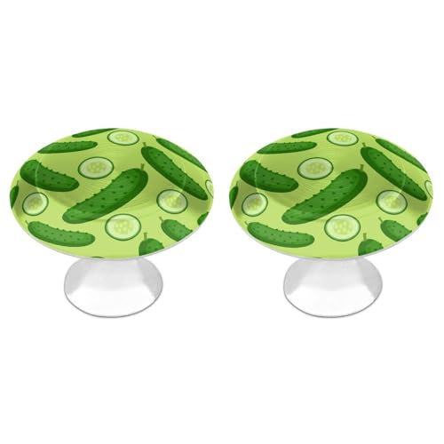 Image of Dill Pickles Drawer Pulls Decorative Cabinet Handle Kitchen Knobs Dresser Drawer Hardware 2 Pieces