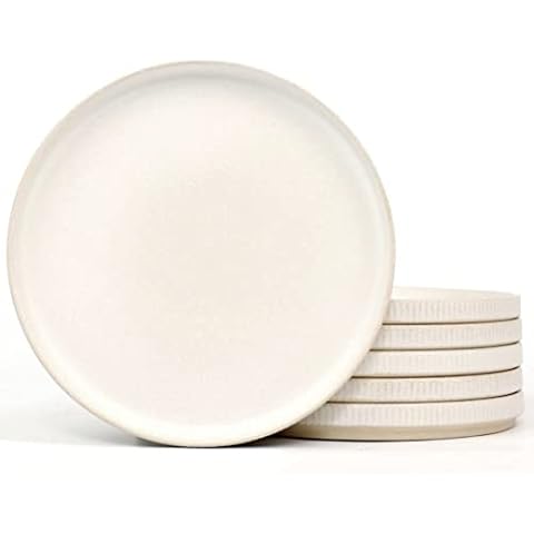 famiware Speiseteller für 6, 25,4 cm Teller-Set Cover