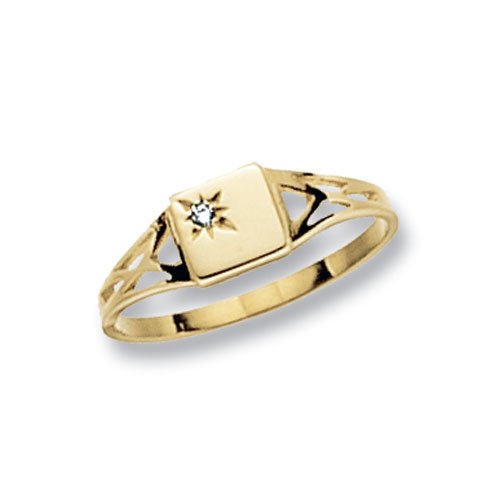 Bague Oxyde de Zirconium et Or 375 pour illuminer vos tenues décontractées ou de soirée