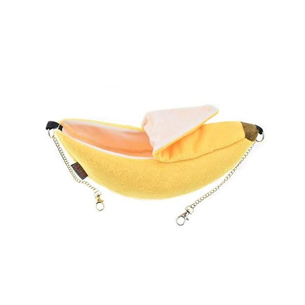 Banana hamster hammock soft bed small pet house animals hamster hanging house cage nest for guinea pig rat chinchilla hedgehog rat small bird pet - image 8