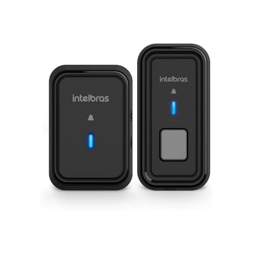 Campainha Sem Fio Com Bateria CIB 101 Preto Intelbras