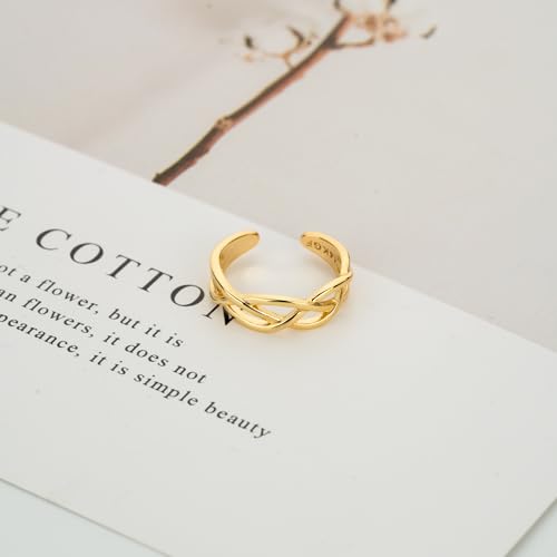 Melshabt M1-001-TR0001-CELTIC KNOT 14K Gold Filled Toe Rings For Women Adjustable Celtic Knot Open Foot Rings Hypoallergenic 14K Real Gold Toe Rings Summer Beach Jewelry thumb #2