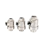 ZZAYGESY BQE-01/02/03/04 Pneumatic one Way Gas air Quick Exhaust Valve Thread 1/8" 1/4" 3/8" 1/2" air Pipe Valve(1/8")