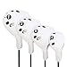 PGM Golf Head Cover for 4 Count Drivers Fairway Woods Hybrid Golf Club Cover with No. Pins Fit Oversized Right Handed Easy on Off Extra Club Protection Washable Cover for All Brands Gift for Family