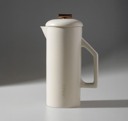 AIRES Ceramic French Press Coffee Maker – 34 oz He