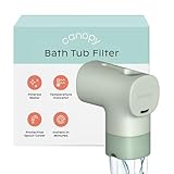 Canopy Baby Bath Tub Filter – Gentler Water Filtration for Delicate Skin | Reduces Chlorine & Irritants | BPA-Free Silicone Spout Cover | Easy Tool-Free Install | Activated Carbon Filtration