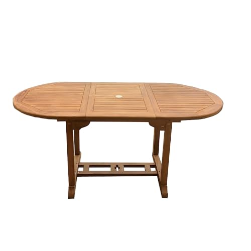 CONCEPT USINE | Table de Jardin en Teck Massing 6 Personnes | Design KAJANG | Table Ovale...