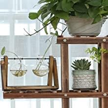 cfmour Wood Plant Stand Indoor Outdoor