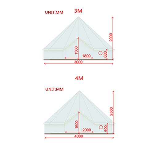 Carpa impermeable para camping y glamping al aire libre miniatura 5
