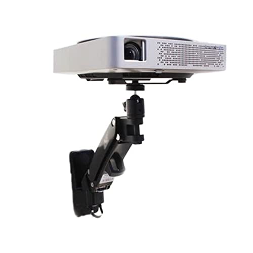 Soporte de proyector con rotación de 360 grados y ajuste de inclinación por resorte de gas