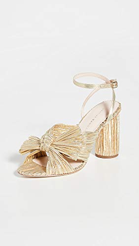 Image of Loeffler Randall Women's Camellia Pleated Bow Heel with Ankle Strap