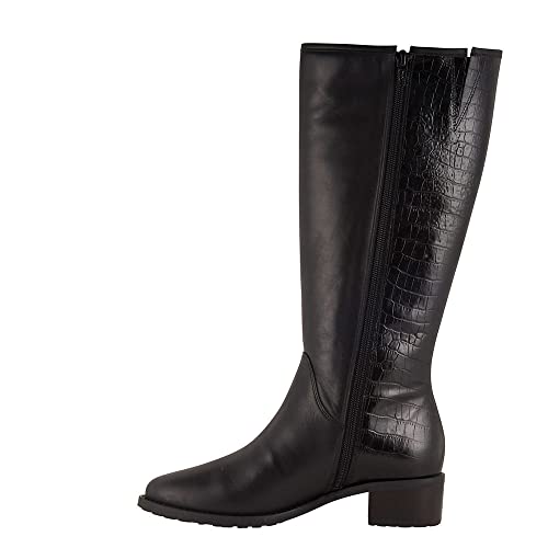 David Tate Womens Superior Embossed Leather Knee-High Boots4