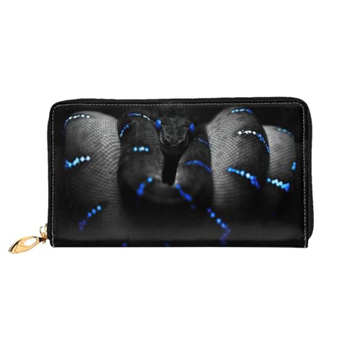 Portefeuille en cuir serpent pour femme rangez vos cartes de crédit avec style