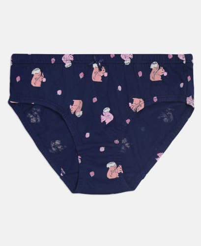 Image of Jockey SG01 Girls Super Combed Cotton Printed Panty with Ultrasoft Waistband (Pack of 3)
