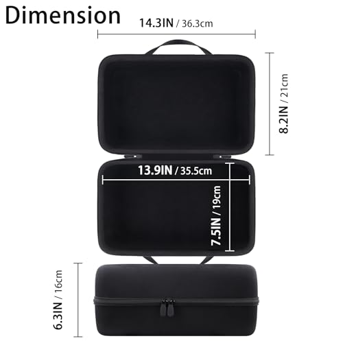 co2CREA Hard Travel Case Compatible with BLUETTI Portable Power Station AC2A, 204Wh LiFePO4 Battery Solar Generator (Case Only)