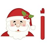 クリスマス リアワイパー デカール サンタクロース ウェイビングアーム ステッカー 雪だるま 防水 車用ステッカー 自動車装飾用