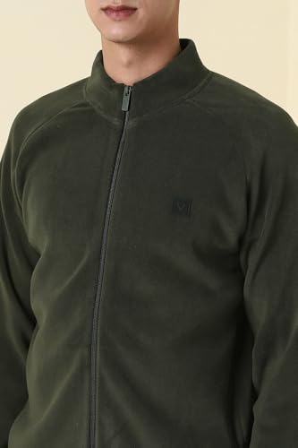 Image of Allen Solly Mens Cotton Blend Standard Length Jacket