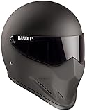 bandit crystal helm test 3mm Rennvisier Bandit Crystal Helm (Black Matt,S (55/56))