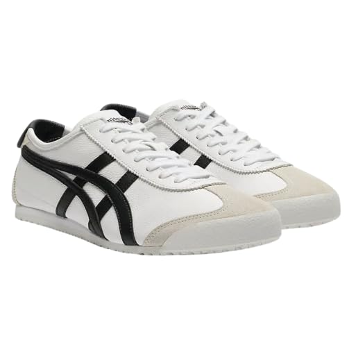 Generic Men’s PU Upper Striped Casual Lace Up Sneakers White - Image 2