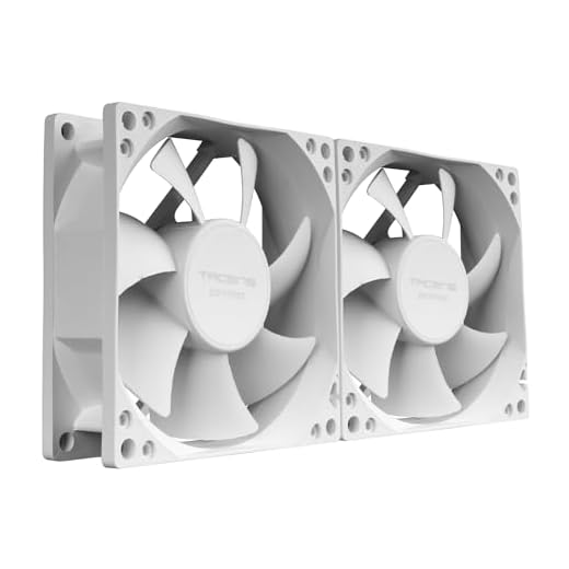 Tacens Anima AF8X2, Kit 2X Ventiladores 80mm, Funcionamiento Ultrasilencioso, Rodamientos FLUXUS, Flujo de Aire Optimizado, Estructura Reforzada Antivibraciones, Rendimiento Térmico Eficiente, Blanco