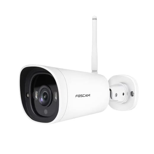Foscam G4C 4MP Starlight WLAN 2.4G/5G Überwachungskamera mit 2 integrierten Spots und IR-LEDs, Nachtsicht, menschliche Erkennung, IP66, P2P, H.265