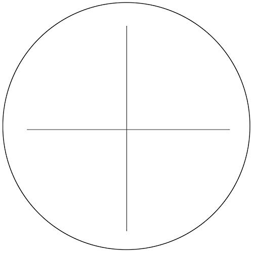 BoliOptics Microscope Eyepiece Reticle Cross Line Scale Dia. 27mm RT20102191