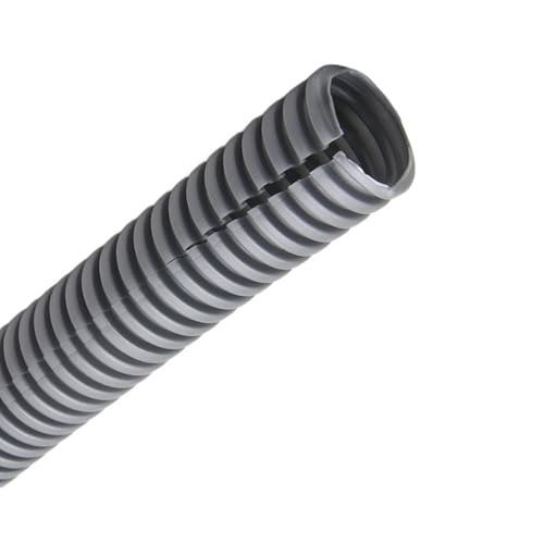 MIAOSHE 5���[�g�� 11.6mm-34.5mm PP�≏�R���Q�[�g�p�C�v���C���[�z�[�X�˂��؂�z�[�X�v���X�`�b�N�R���Q�[�g�p�C�v�ی�X���[�u �G�A�p�C�v(Grey,AD 34.5 x ID 29mm)