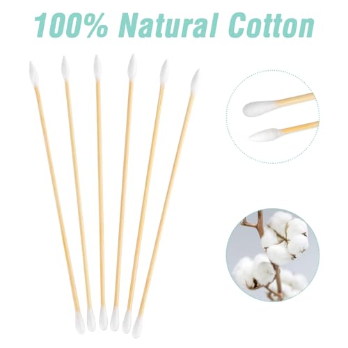 BOOSTEADY 6 Inch Cotton Gun Cleaning Swabs with Bamboo Handle in Storage Case（Choose Your Tip） by BOOSTEADY - Image 2