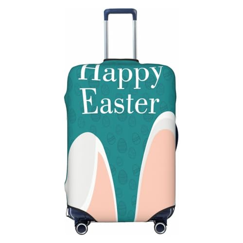Easter Rabbit Ears Luggage Cover for Suitcase, Suitcase Cover Protector Fit 25-28 Inch Luggage Travel Accessories, L