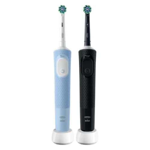 Oral-B Vitality Pro Elektrische Zahnbürsten für Erwachsene, Weihnachtsgeschenke für Damen, Ihn, 2 Zahnbürstenköpfe, 3 Putzmodi… – Ansicht 2