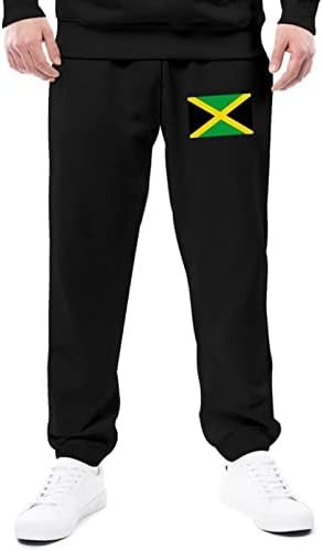 ONBJKPLG Jamaican Flag Men’s Sport Joggers Pants Funny Graphic Sleep Lounge Pants Casual Trousers Sweatpants
