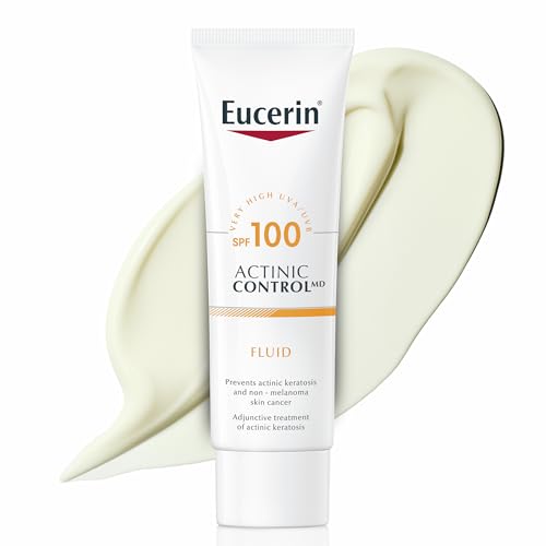 Eucerin Sun Actinic Control MD SPF 100 80ml Medical Sunscreen for Actinic Keratosis and Non-Melanoma Skin Cancer Prevention Fragrance-Free Water-Resistant Factor 100 Sun Cream