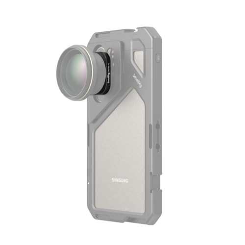 SMALLRIG T-Mount auf 37-mm-Gewindeobjektiv-Adapterring für Samsung S24 Ultra Mobile Video Cage 4601 und für Telefonkäfig mit T-Mount - 4603