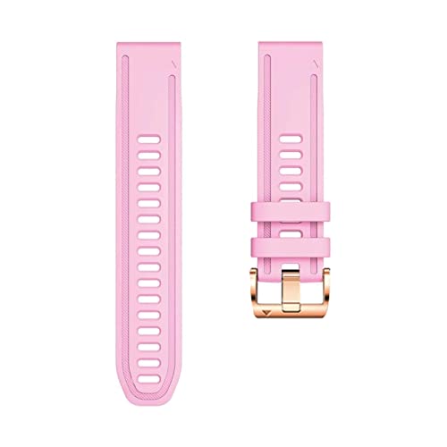 Bracelet en silicone rose pour Garmin Fenix 5S Plus idéal du bureau aux séances de yoga